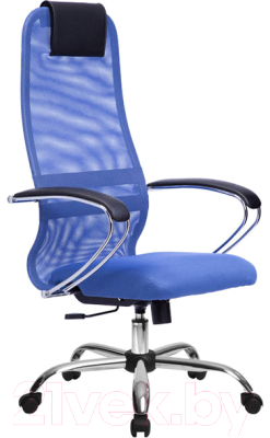 Кресло офисное Metta SU-BK-8 CH (синий/синий)