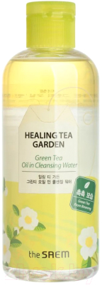Лосьон для снятия макияжа The Saem Healing Tea Garden Green Tea Oil in Cleansing Water (300мл)
