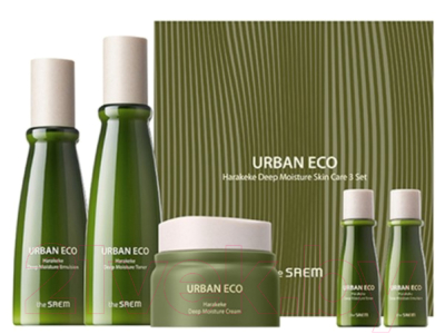 Набор косметики для лица The Saem Urban Eco Harakeke Deep Moisture Skin Care Set