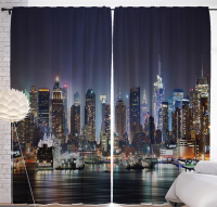 

Комплект штор, Город современности / p_1063