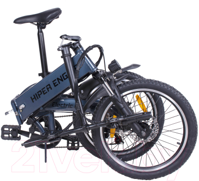 Электровелосипед HIPER Engine BF204 (синий металлик)