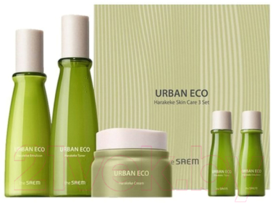 Набор косметики для лица The Saem Urban Eco Harakeke Skin Care 3 Set