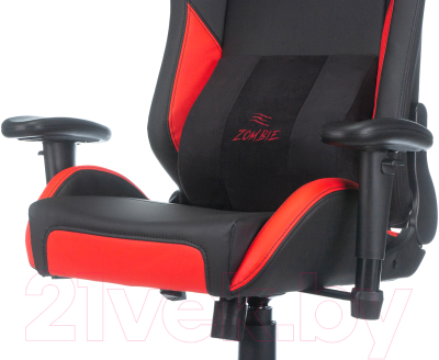Изображение товара Кресло геймерское Бюрократ Zombie Hero Battlezone Pro (черный/красный)