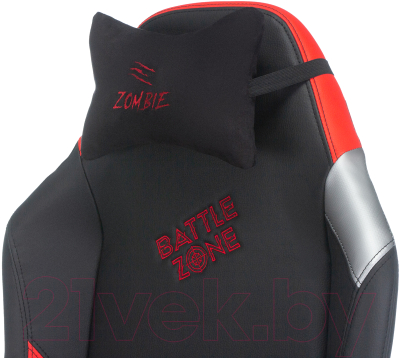 Изображение товара Кресло геймерское Бюрократ Zombie Hero Battlezone Pro (черный/красный)