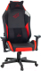 Миниатюра изображения товара Кресло геймерское Бюрократ Zombie Hero Battlezone Pro (черный/красный)