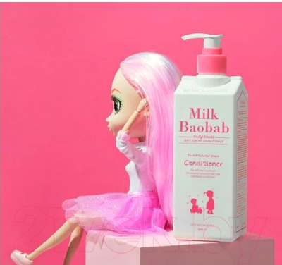 Изображение товара Бальзам для волос детский Milk Baobab Baby&Kids Conditioner (500мл)