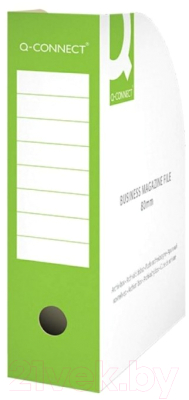Коробка архивная Q-Connect Вертикальная KF15845 (80мм, зеленый)