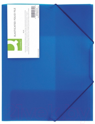 Папка для бумаг Q-Connect KF02312 (синий)