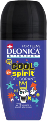 Дезодорант шариковый Deonica For Teens Cool Spirit (50мл)