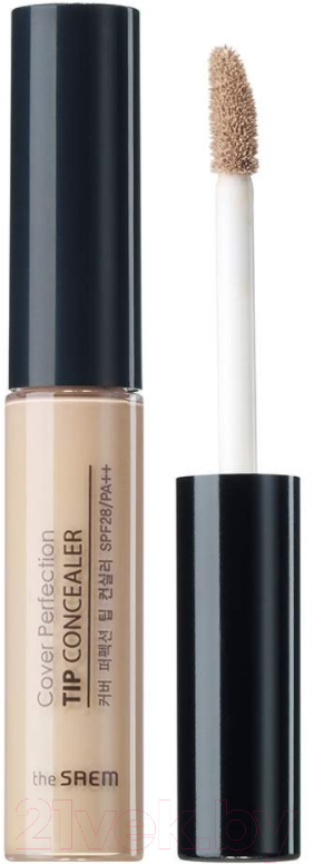 Консилер The Saem Cover Perfection Tip Concealer 01 Clear Beige (6.5г) — фото 2