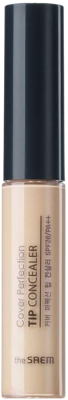 Консилер The Saem Cover Perfection Tip Concealer 01 Clear Beige (6.5г)