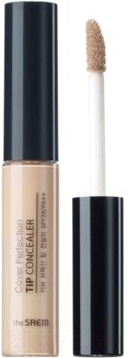 Консилер The Saem Cover Perfection Tip Concealer 01 Clear Beige (6.5г)