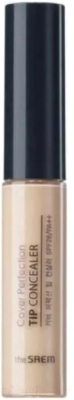 Консилер The Saem Cover Perfection Tip Concealer 1.25 Light Beige (6.5г)