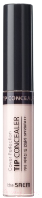Консилер The Saem Cover Perfection Tip Concealer Brightener (6.5г)