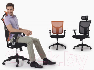 Кресло офисное Ergostyle Star-E / STE-MF01 (черный)