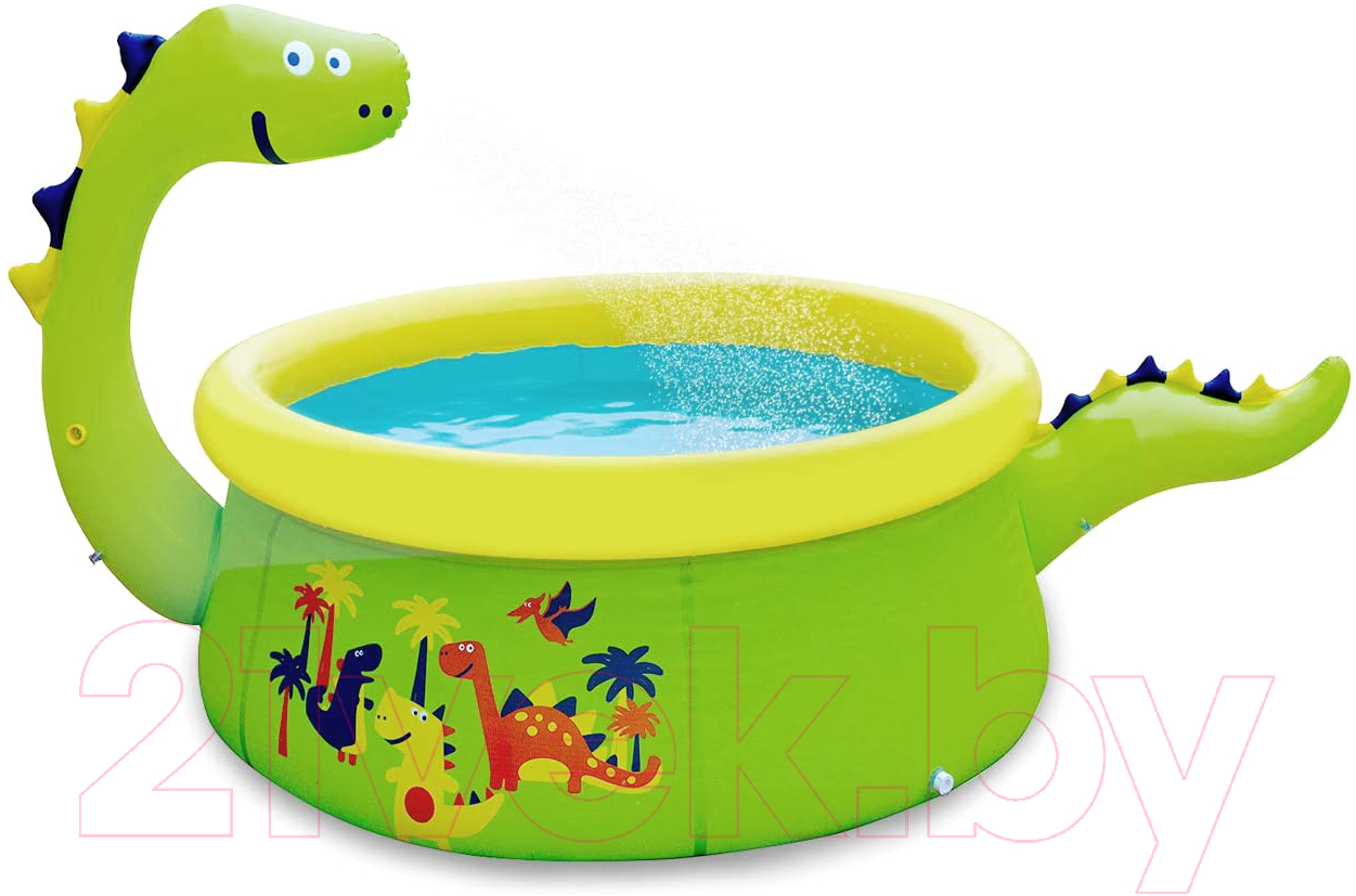 Надувной бассейн Jilong Dinosaur 3D Spray Pool / 17786