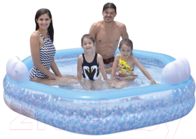 Надувной бассейн Jilong Giant Hexagon Family Pool / 57161 (223x211x58)