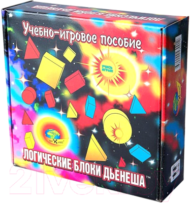 Развивающий игровой набор Корвет Логические блоки Дьенеша / 430012