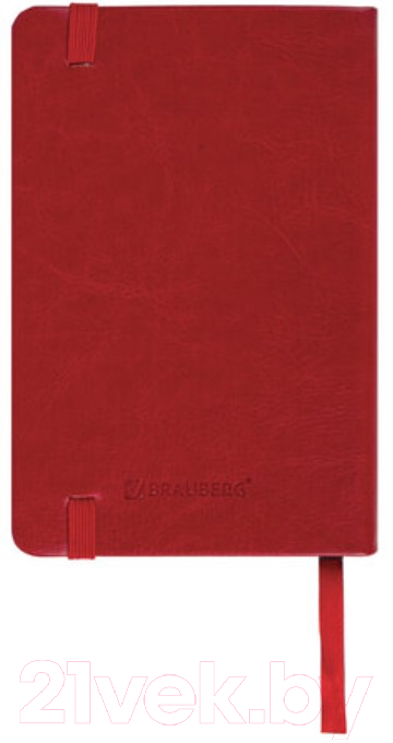 Записная книжка Brauberg Metropolis Special / 111581 (красный) — фото 6