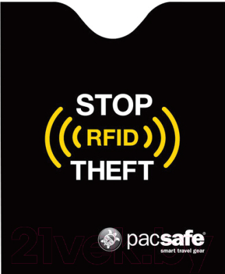 

Чехол для документов Pacsafe, Черный, RFIDsleeve 50 / 10370100