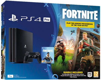 Игровая приставка PlayStation 4 Pro 1TB + Fortnite Black / PS719724117