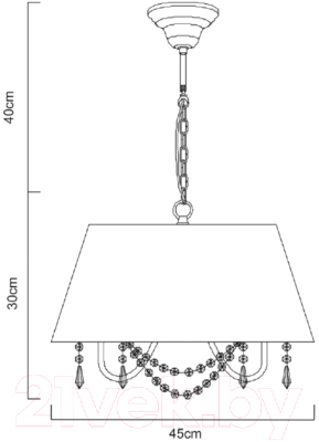 Люстра Arte Lamp Armonico A5008SP-3GO