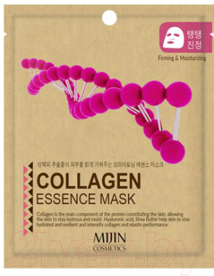 Маска для лица тканевая Mijin Cosmetics Essence коллаген (23г)