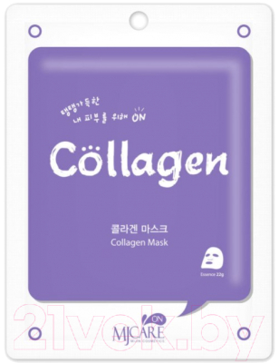 

Маска для лица тканевая Mijin Cosmetics, Care с коллагеном