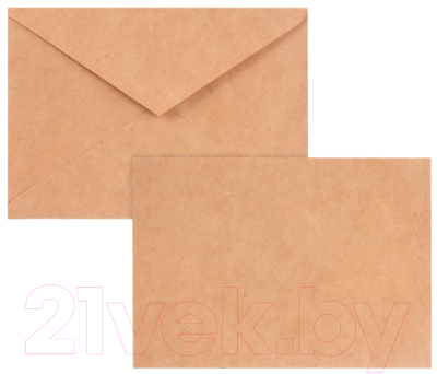 Набор конвертов почтовых Brauberg Крафт / 112363 (50шт)