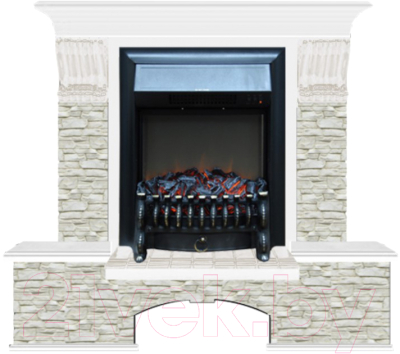 

Каминокомплект Glenrich, Бостон К Fobos Black
