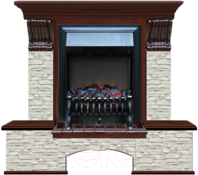 

Каминокомплект Glenrich, Бостон К Fobos Black