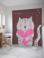 

Шторы, Кот романтик / p_53932