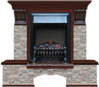 

Каминокомплект Glenrich, Бостон К Fobos Black
