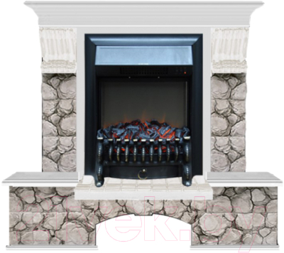 

Каминокомплект Glenrich, Бостон К Fobos Black