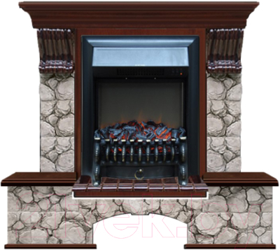 

Каминокомплект Glenrich, Бостон К Fobos Black