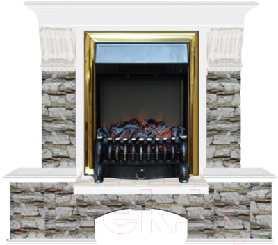 

Каминокомплект Glenrich, Бостон К Fobos Brass
