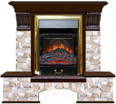 

Каминокомплект Glenrich, Бостон К Majestic Brass