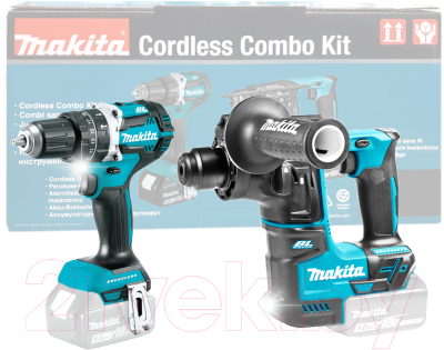 Профессиональный перфоратор Makita DHR171Z + DHP484Z / DLX2278