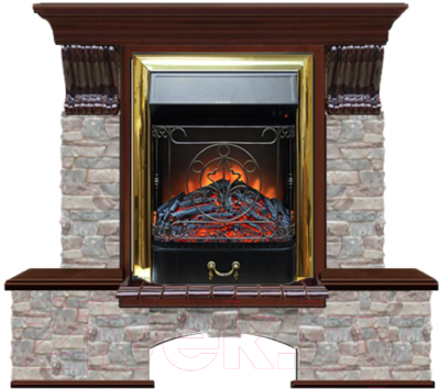 

Каминокомплект Glenrich, Бостон К Majestic Brass