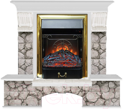 

Каминокомплект Glenrich, Бостон К Majestic Brass