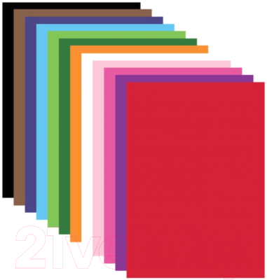 Набор цветного картона Brauberg Тонированный в массе / 124744 (48л)