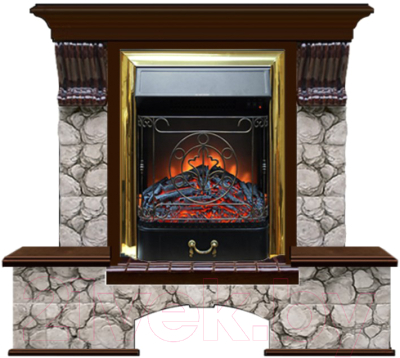 

Каминокомплект Glenrich, Бостон К Majestic Brass