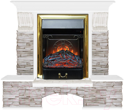 

Каминокомплект Glenrich, Бостон К Majestic Brass