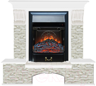 

Каминокомплект Glenrich, Бостон К Majestic Black