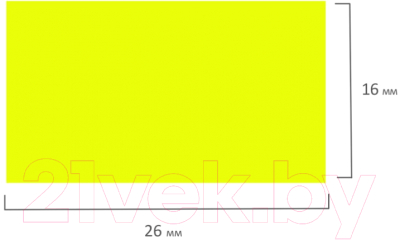 Этикет-лента Brauberg 128458 (желтый)