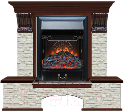 

Каминокомплект Glenrich, Бостон К Majestic Black