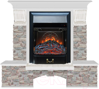 

Каминокомплект Glenrich, Бостон К Majestic Black