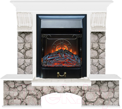 

Каминокомплект Glenrich, Бостон К Majestic Black