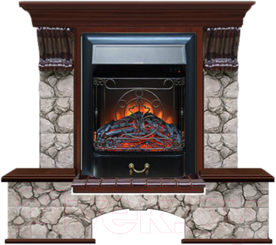

Каминокомплект Glenrich, Бостон К Majestic Black