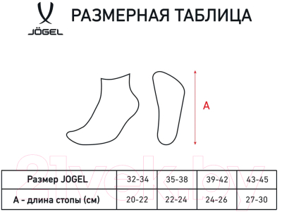 Носки Jogel Essential High Cushioned Socks / JE4SO0421.99 (р-р 35-38, черный)